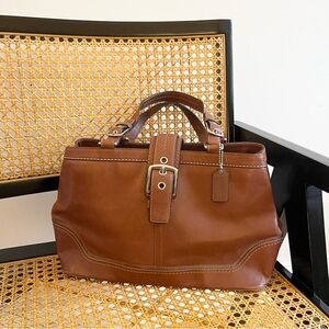 Coach Brown Leather Satchel